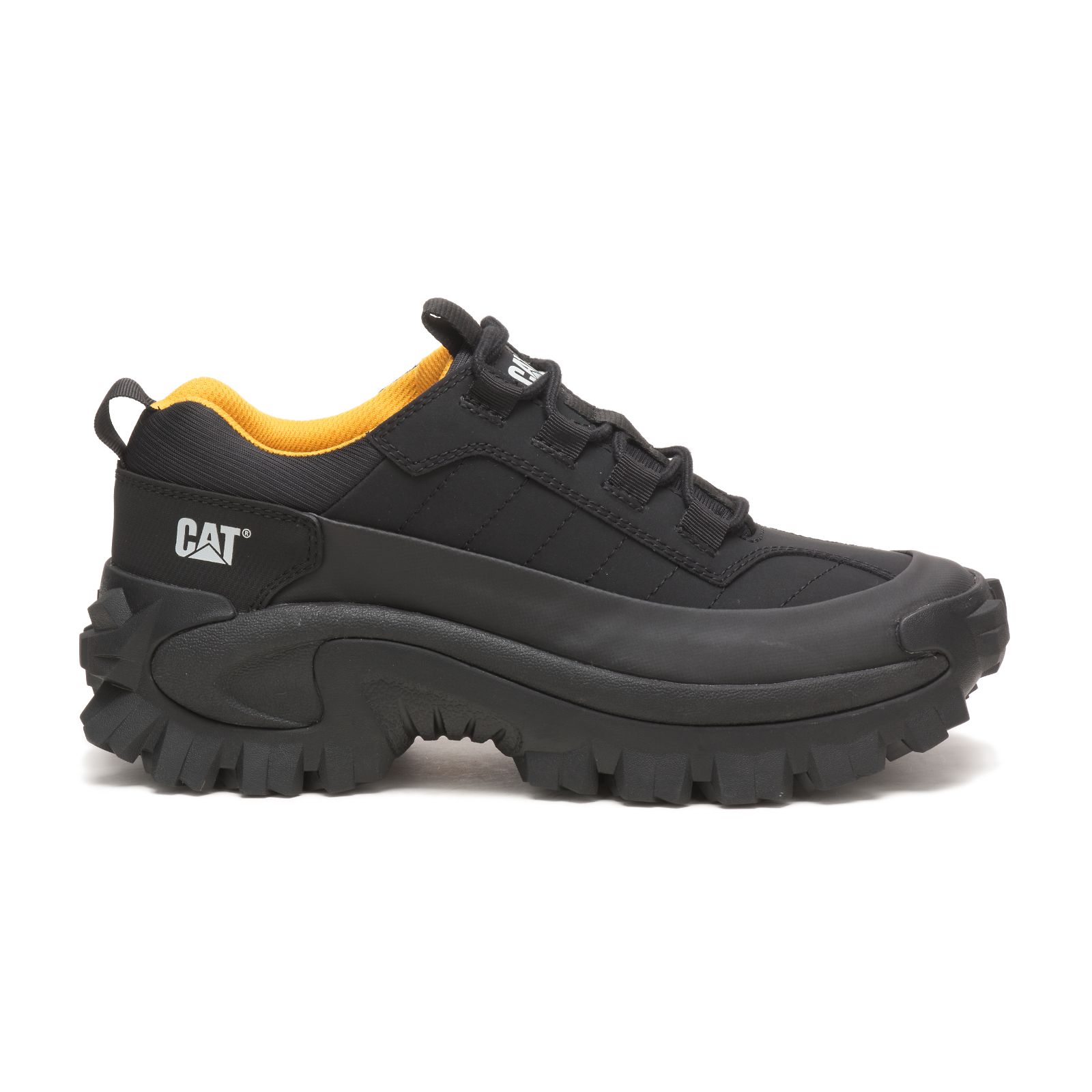 Men's Caterpillar Intruder Waterproof Galosh Trainers Black Ireland WMHP83640